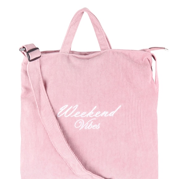 NWT Weekend Vibes Crossbody Shoulder Corduroy Bag - Picture 3 of 3